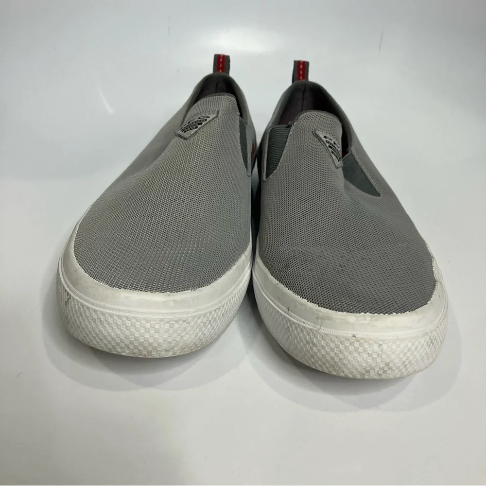 Columbia PFG loafers slip on sneakers gray men’s size 7.5 casual neutral outdoor